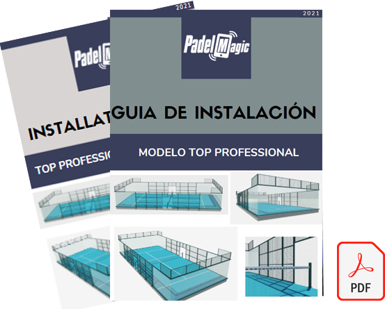 manual instalación pista de padel