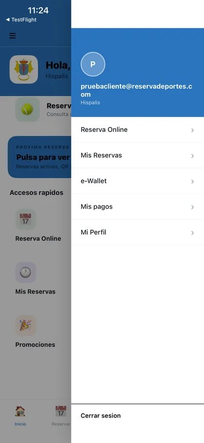 The club on the home screen