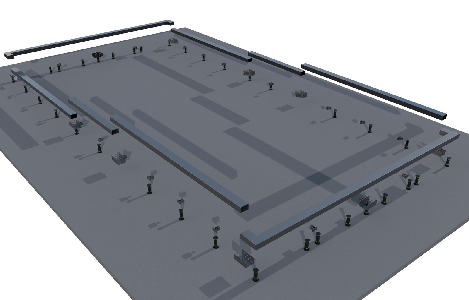 Plataforma elevada para pista de pádel fabricada por PadelMagic