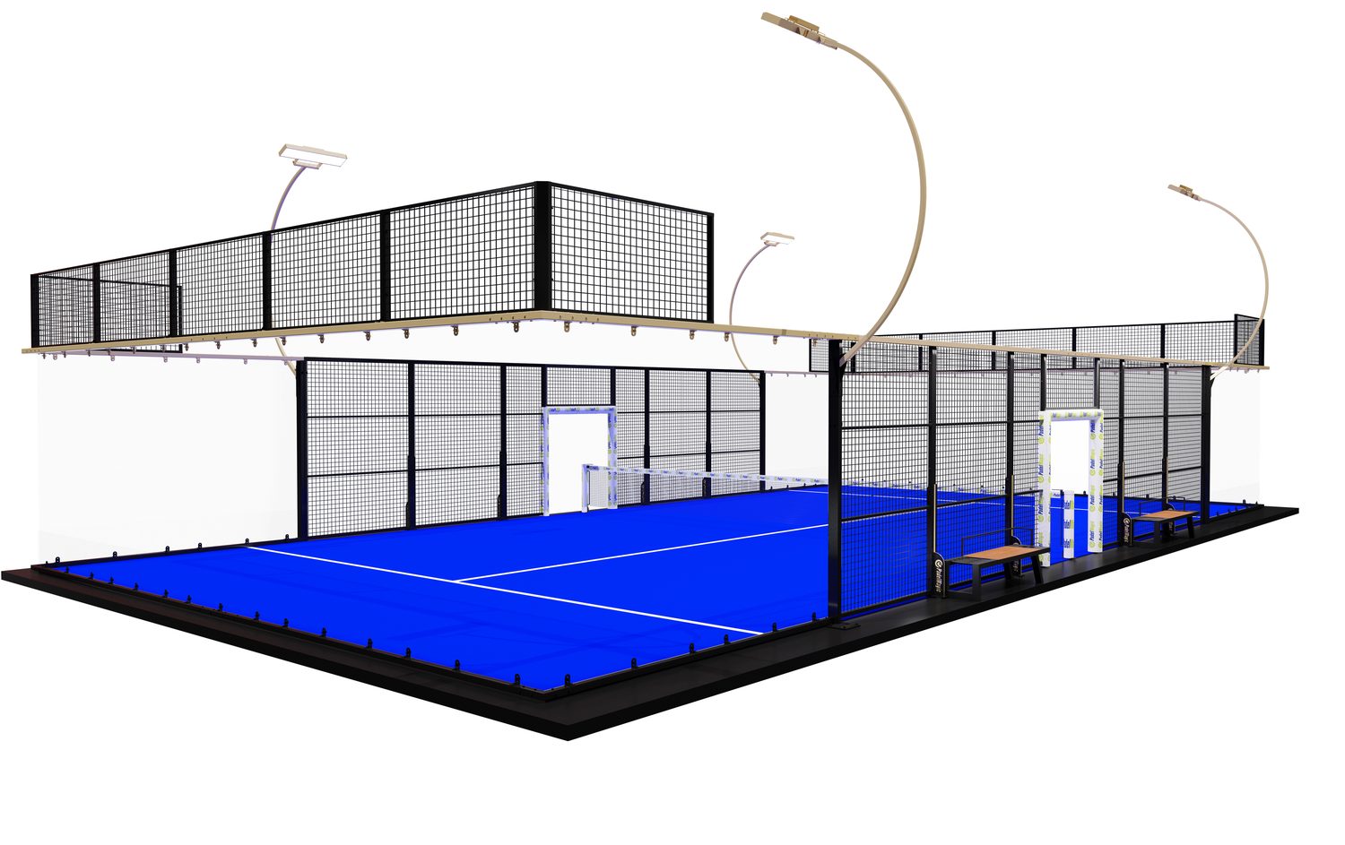 Top Professional — render de perspectiva de la pista