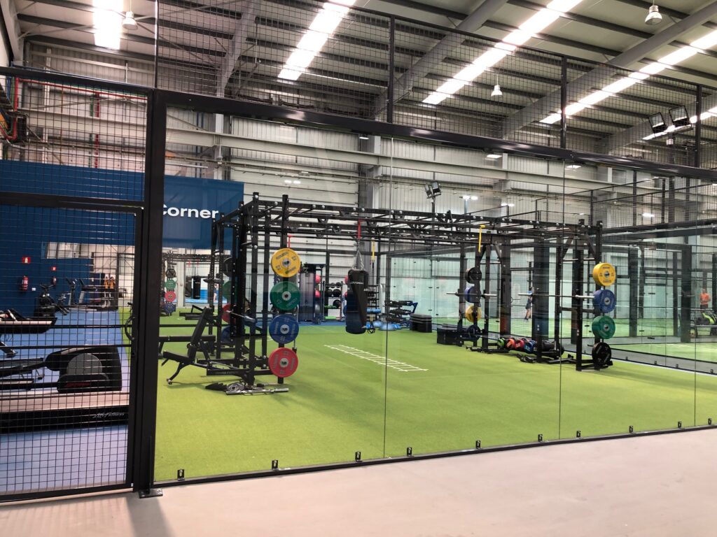 pista de padel panoramica