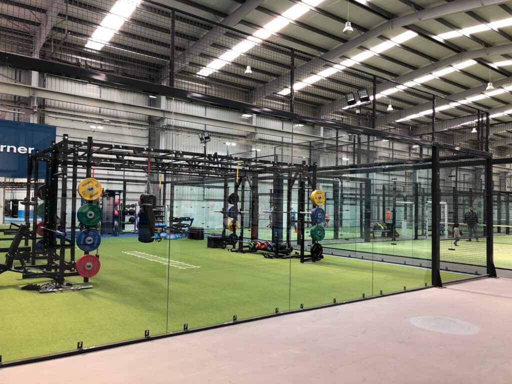 pista de padel panoramica