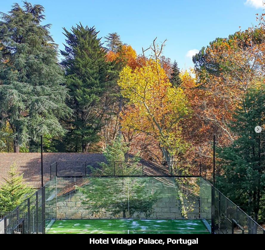 Panorama Padel court, Hotel Vidago Palace (Portugal)