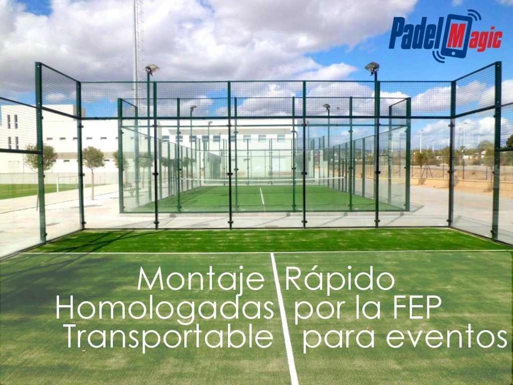 Alquiler pista de padel para eventos