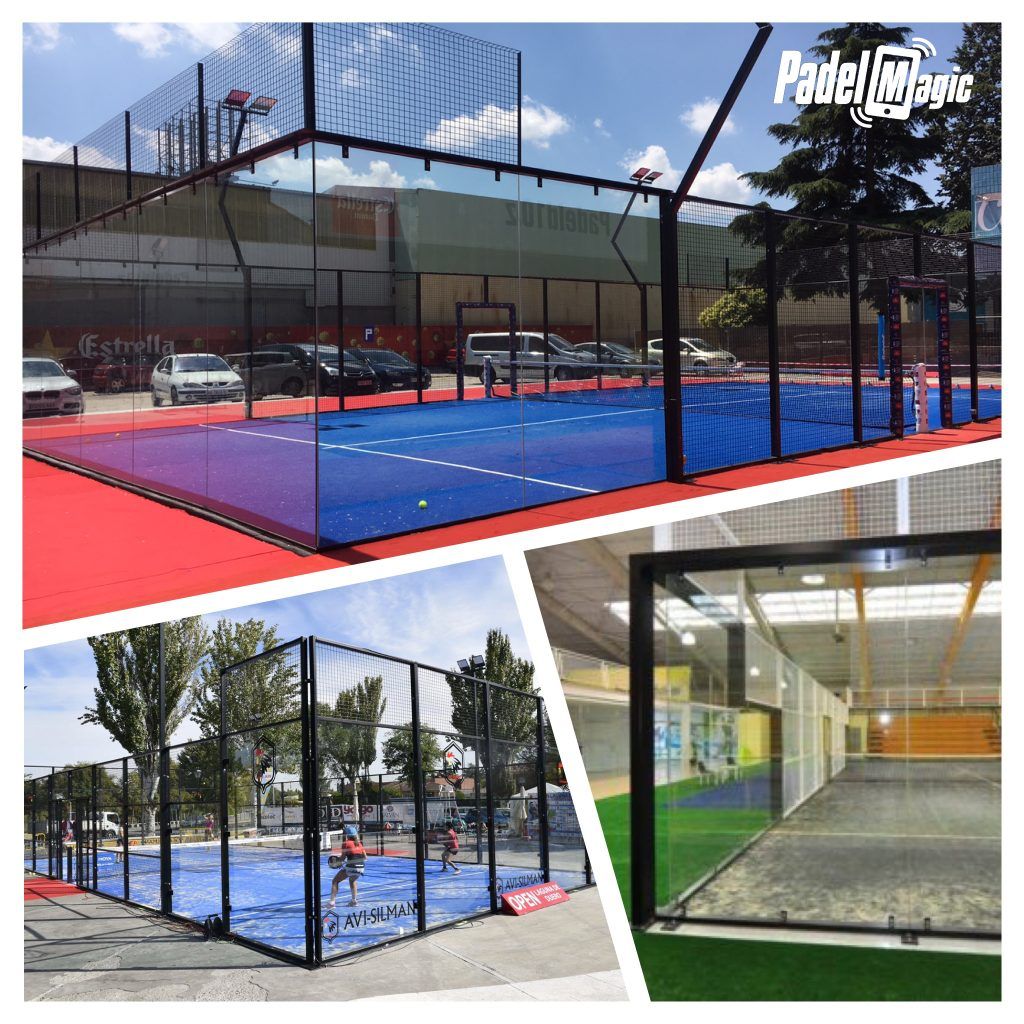Que tipos de campos de padel existem?