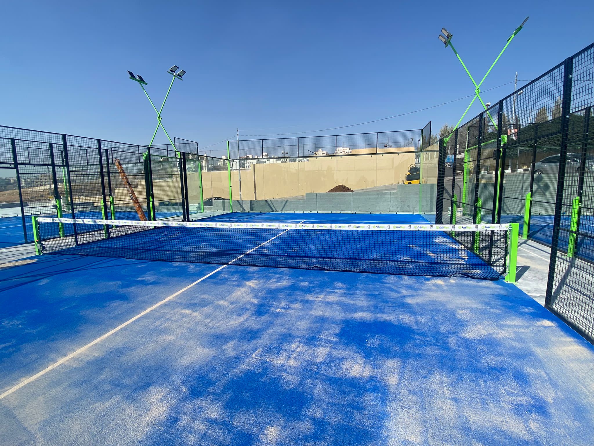 Pista padel construida en jordania