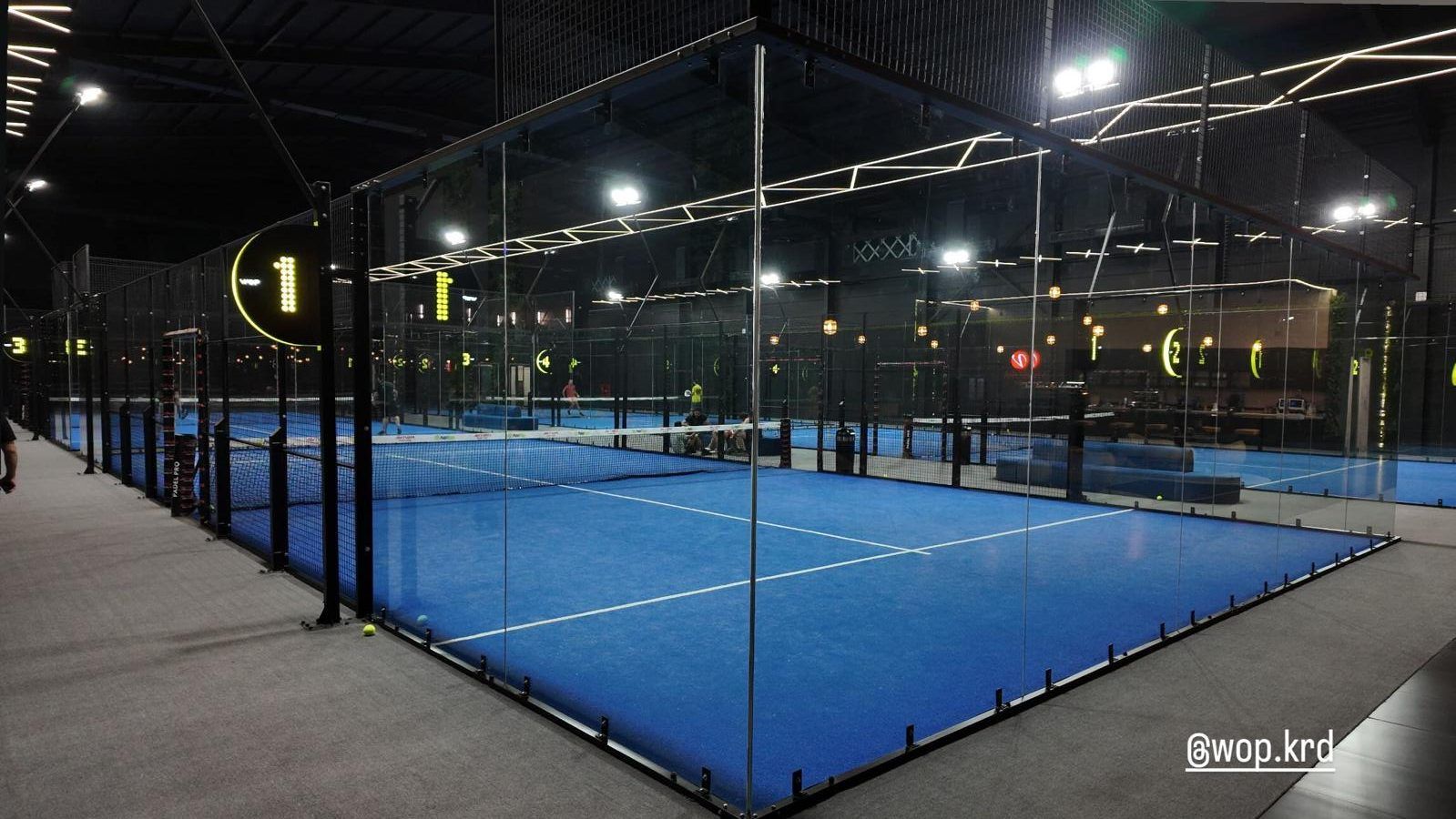 world of padel, padel courts in erbil kurdistan
